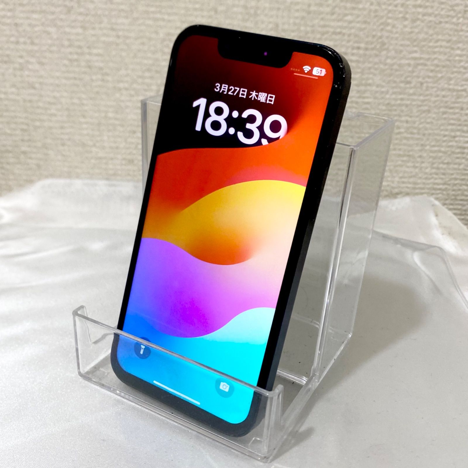 ジャンク特価【バッテリー100%】iPhone13mini ミッドナイト SIMフリー