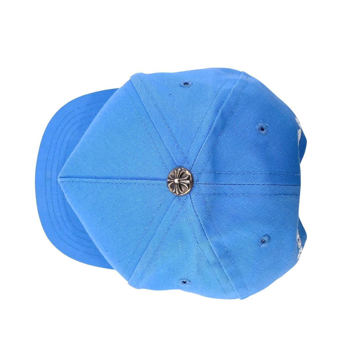 中古】 CHROME HEARTS クロムハーツ ベースボールキャップ ロゴ 刺繍