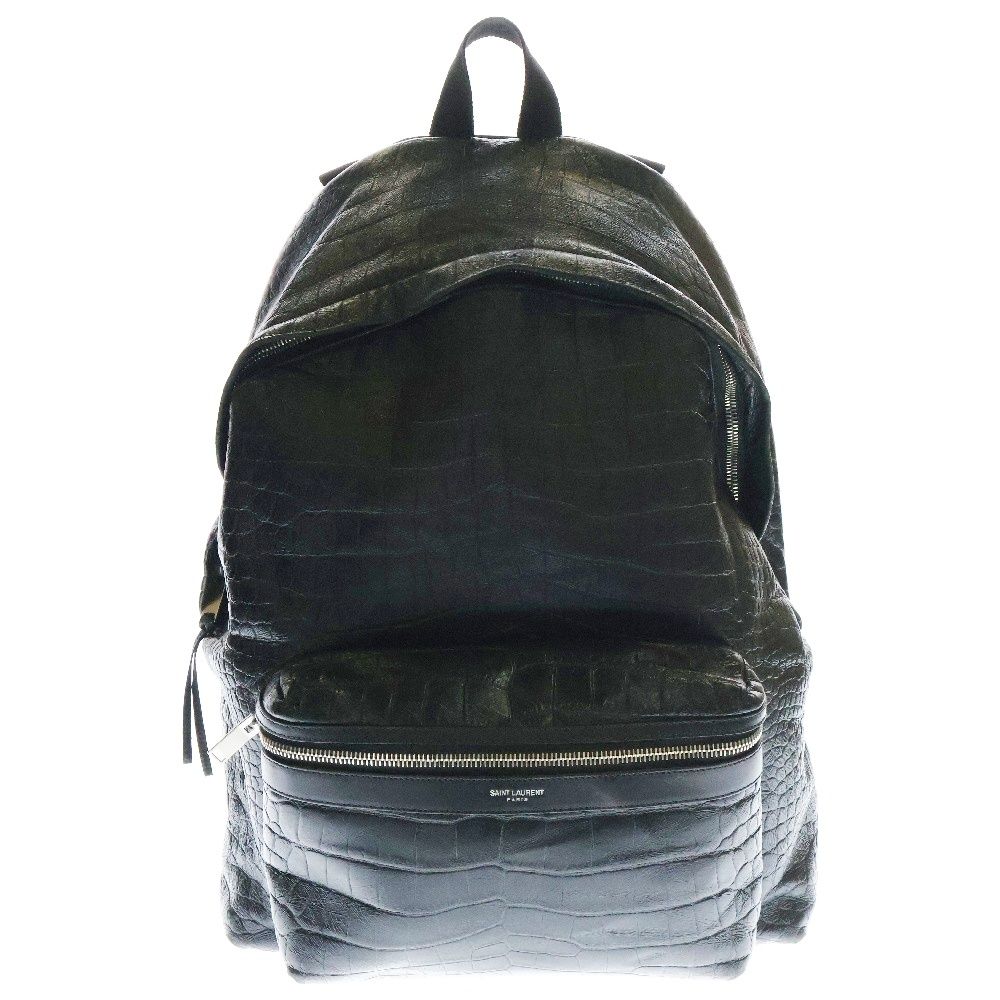 SAINT LAURENT PARIS (サンローランパリ) クロコ型押し シティ
