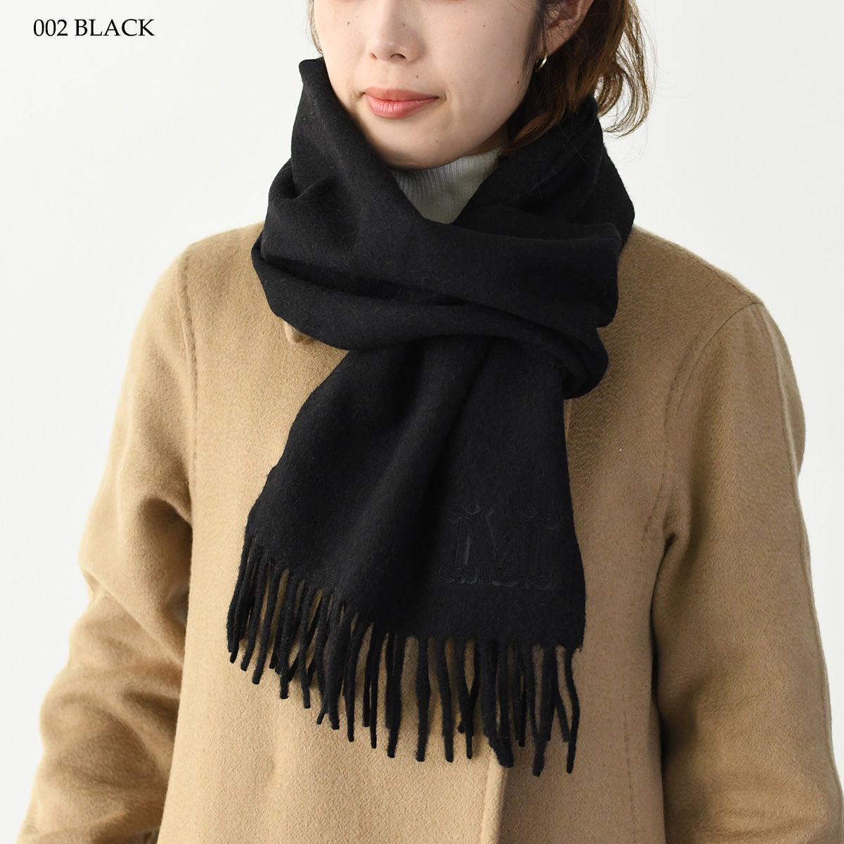 Max Mara マックスマーラ マフラー WKCLARA クララ ピュア キャメル