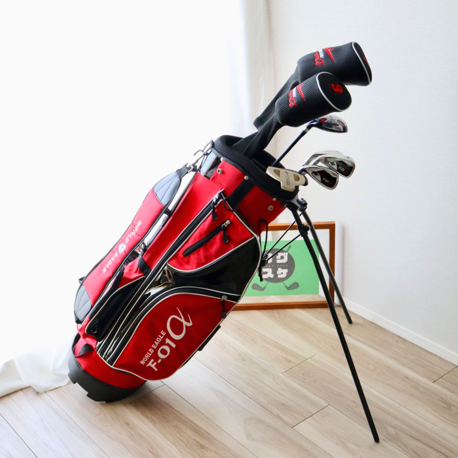ワールドイーグル 初心者セット 左利き 状態良好！ ゴルフセット World
