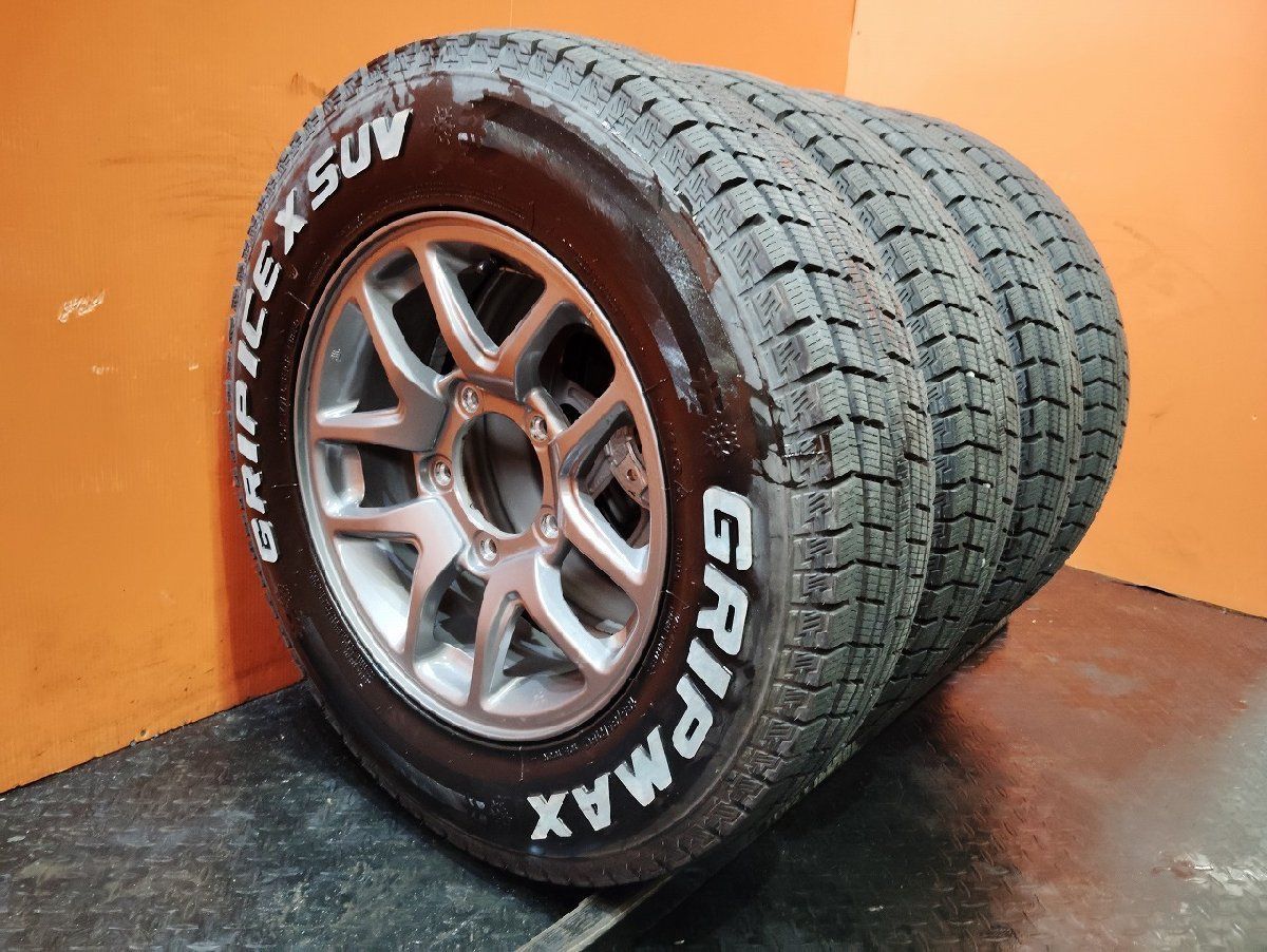 ジムニーjb64/GRIPMAX SUV スタッドレスタイヤ 4本セット 楽天市場】タイヤ ジムニー スタッドレス（ブランドグリップ