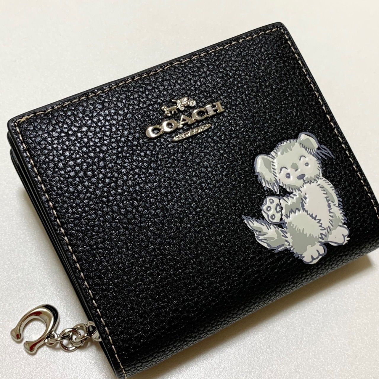 COACH スナップ ウォレット・ハッピー ドッグ 二つ折り財布 CC920