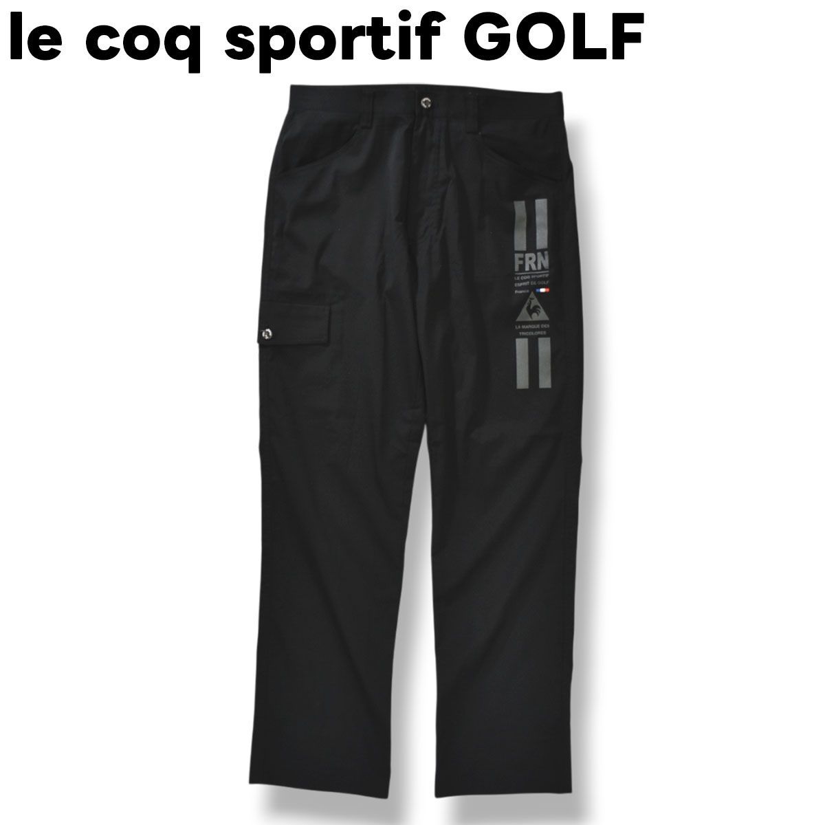 定番 ルコックスポルティフ ゴルフ le coq sportif GOLF ストレッチ カーゴ パンツ ウィンド パンツ 82 ブラック メンズ スポーツ カジュアル