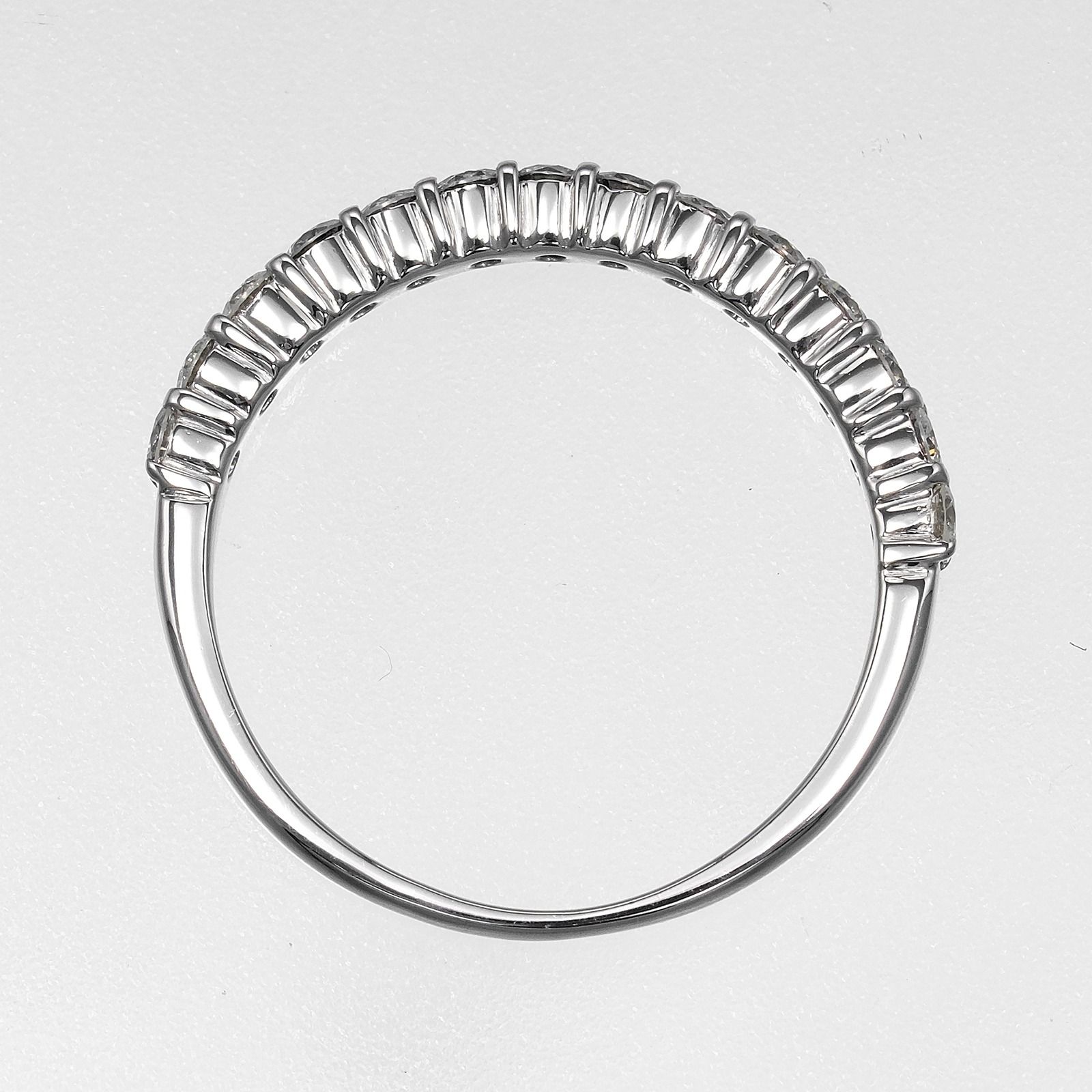 Ponte Vecchio】K18WG ハーフエタニティ⟡.· Ponte Vecchio