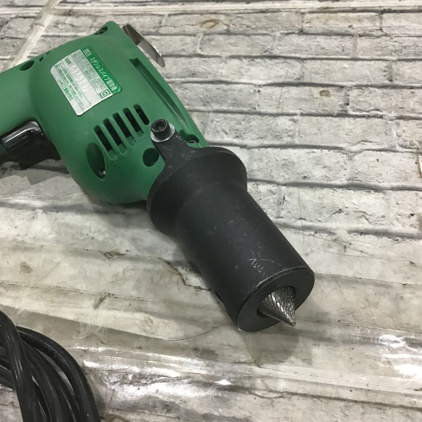 REX工業 382100 SU60P ステンレスパイプ面取機 レッキス工業 ステンレスパイプ面取機SU60Pの通販プロショップ工具魂