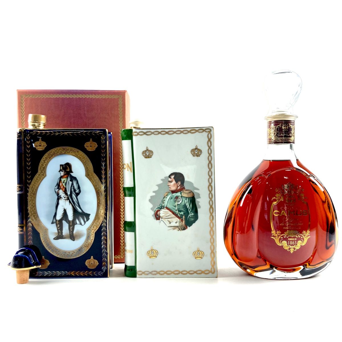 3本 カミュ CAMUS ナポレオン ブック 青 ナポレオン 白緑 ブック