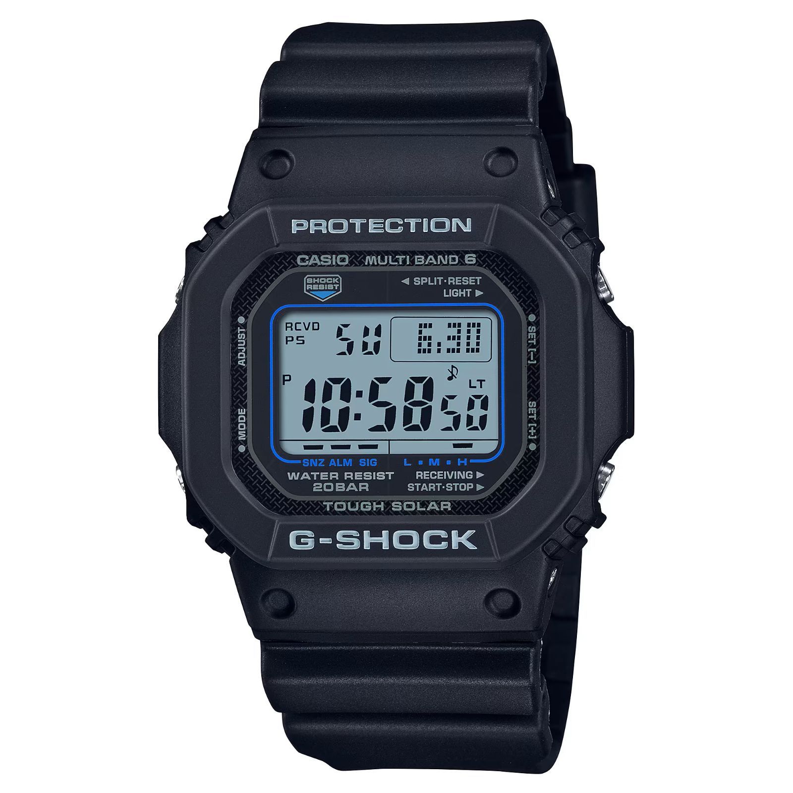 【即納】国内正規品 CASIO カシオ G-SHOCK Gショック タフソーラー 世界6局電波受信 マルチバンド6 GW-M5610U-1CJF ブラック 腕時計 メンズ