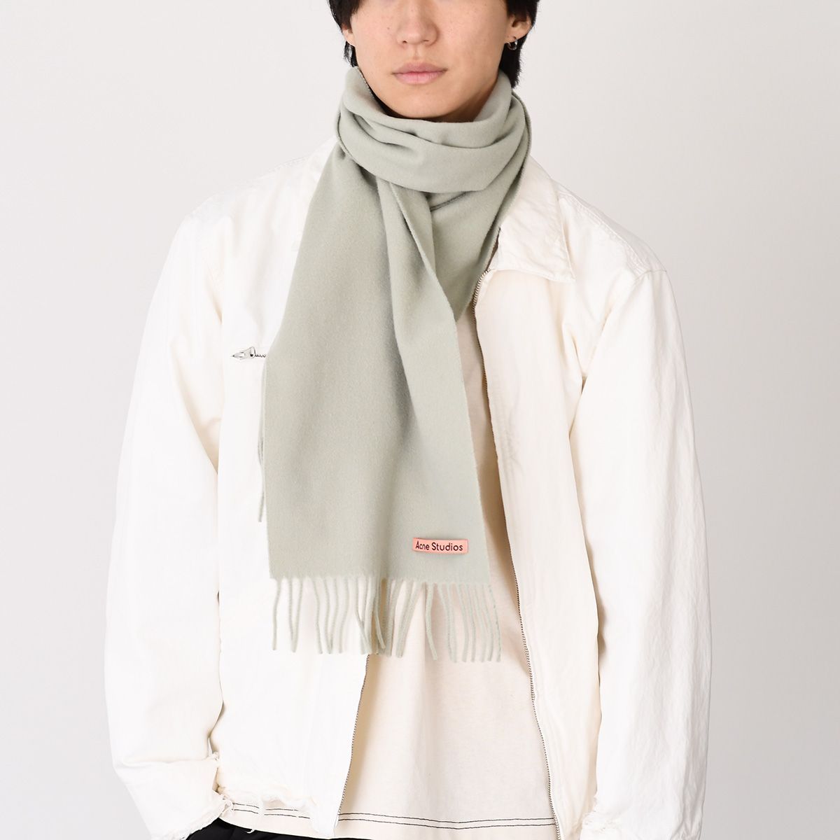 ACNE STUDIOS アクネストゥディオス マフラー フリンジウールスカーフ
