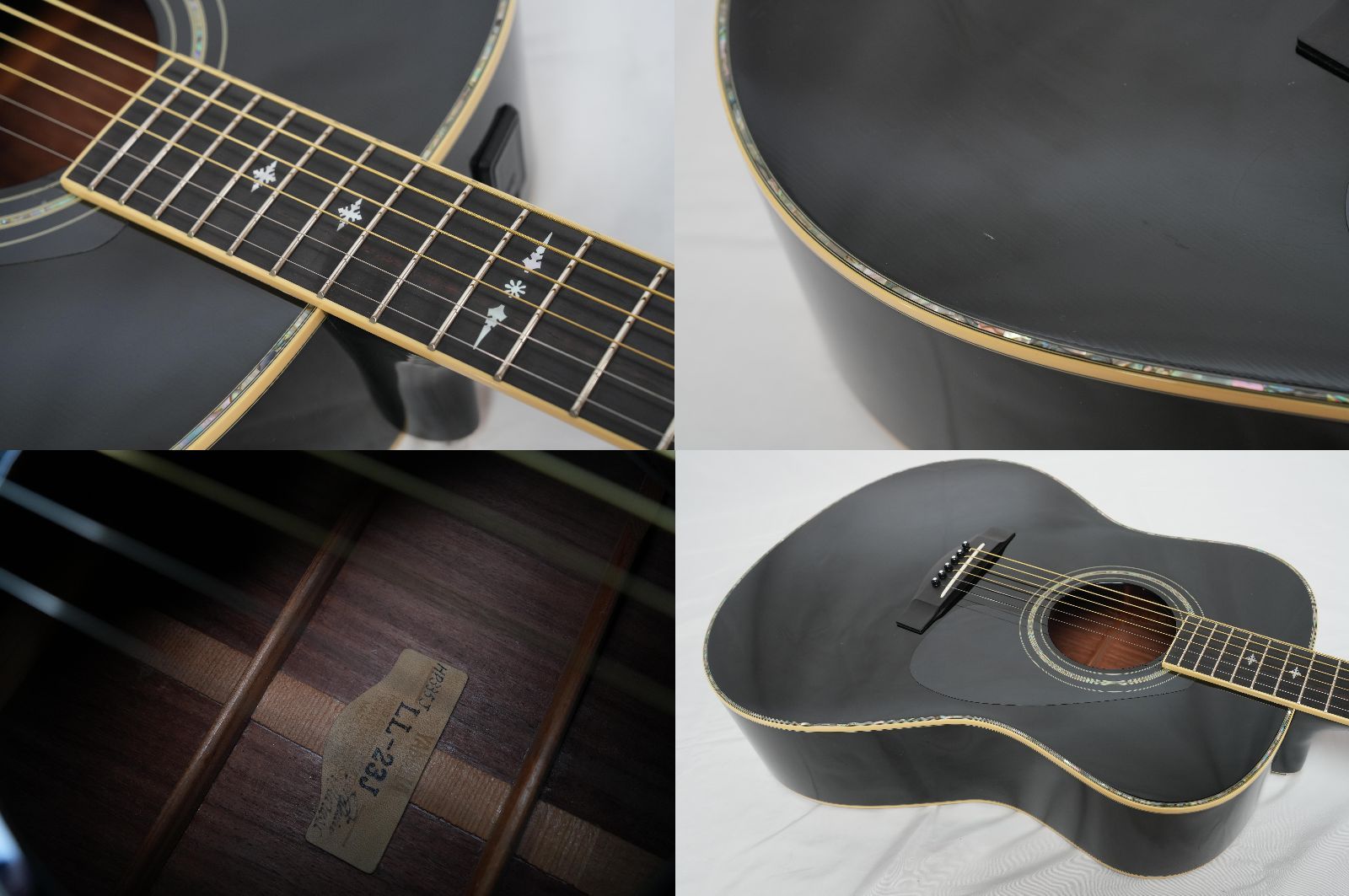 ☆YAMAHA☆LL-23J ALL BLACK オール単板モデル エレアコ レアカラー