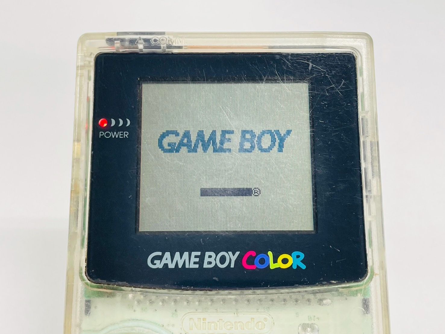 即日発送 ゲームボーイカラー 本体 クリア スケルトン CGB-001 GBC GAMEBOY COLOR