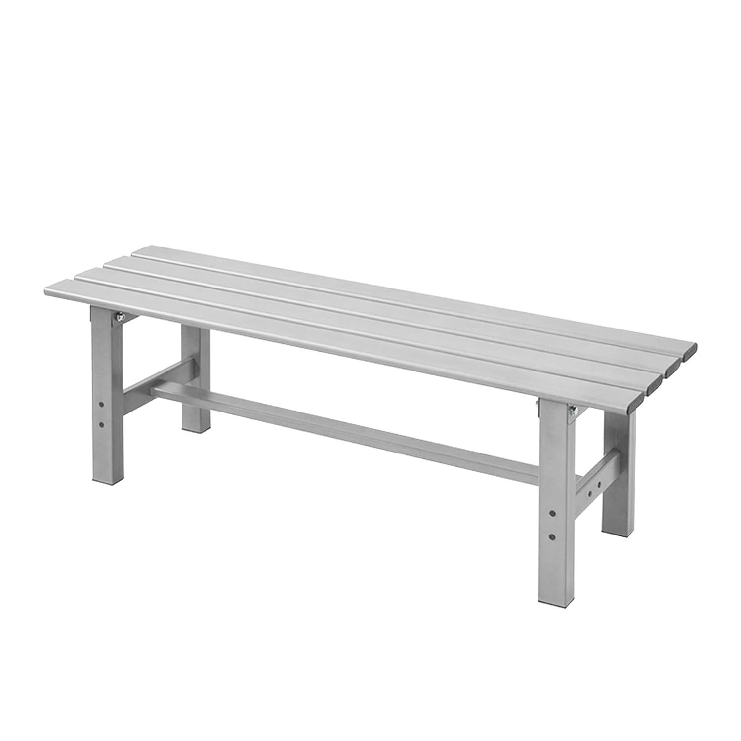 ガーデンマスター Gardenmaster アルミ縁台 幅120×奥行36×高さ40cm ガーデンベンチ ガーデンチェア ベランダ バルコニー 軽量 踏み台 玄関台 お庭 グレー ABT-120