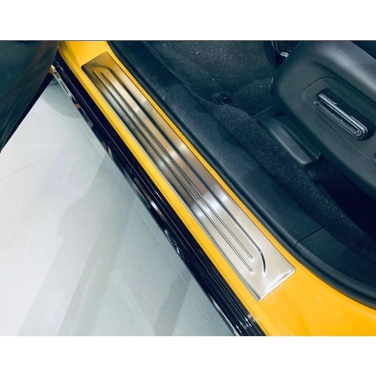 圧倒的存在感 インナー スカッフプレート パネル カバー ホンダ ZR-V RZ3 RZ4 RZ5 RZ6 X Z e:HEV ブラックスタイル b9002