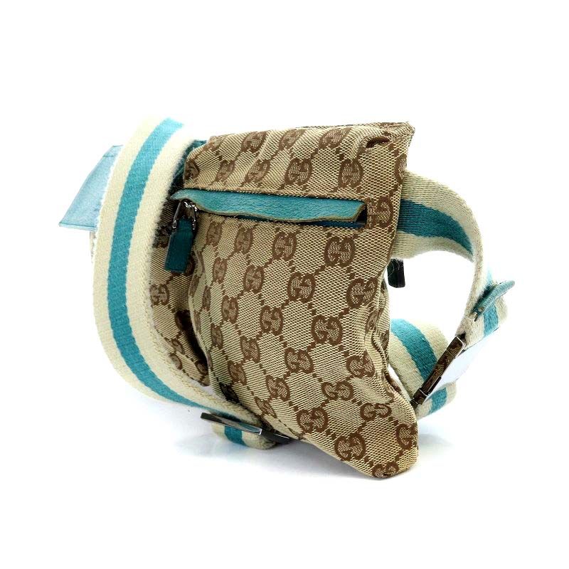 グッチ GUCCI シェリーライン 28566 ウエストポーチ ボディ