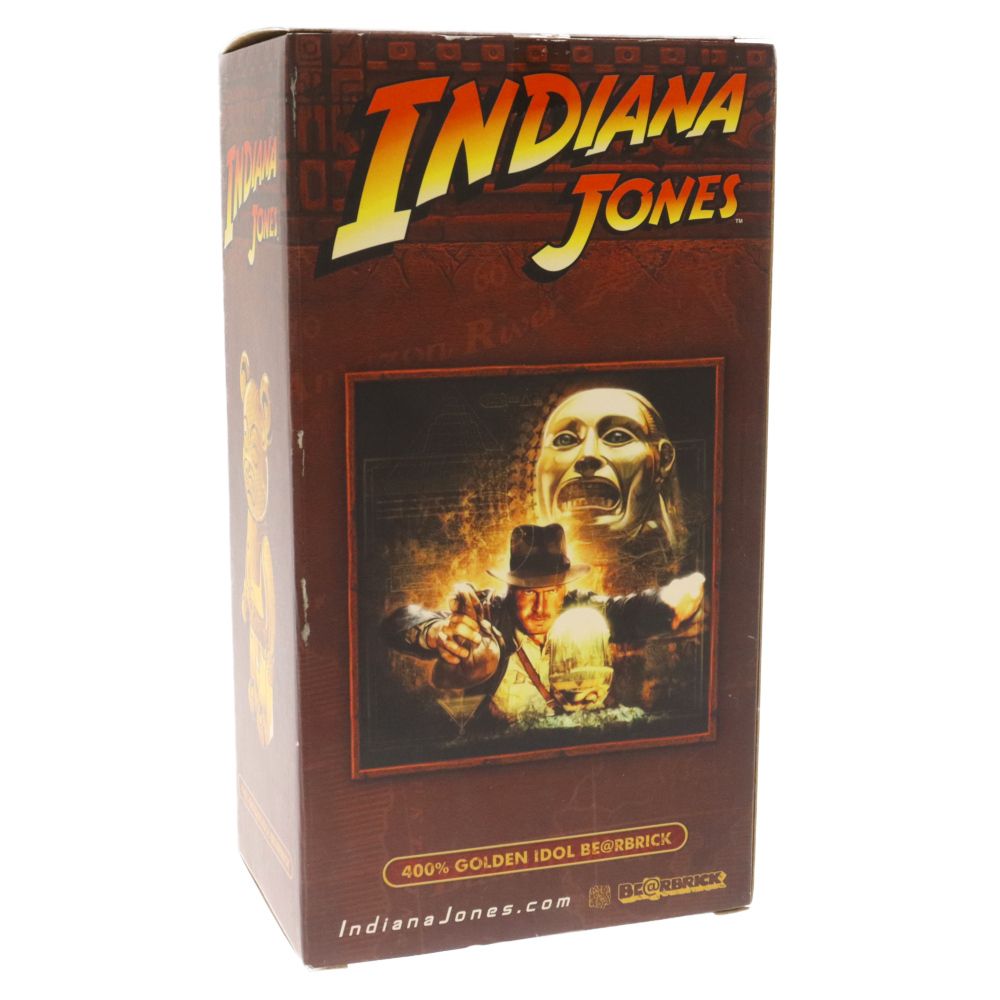MEDICOM TOY - MEDICOM TOY メディコムトイ BE@RBRICK ベアブリック INDIANA JONES インディ ジョーンズ ゴールド フィギュア 人形 400% BEARBRICK Indiana Jones Golden Idol 400% - Medicom Toy (2008
