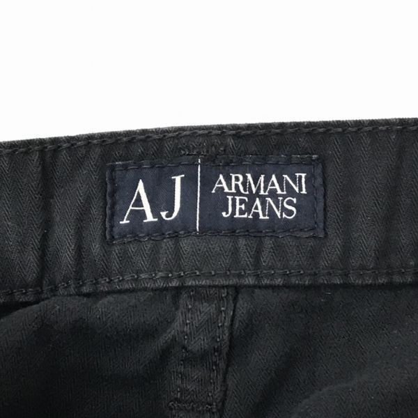 ARMANI JEANS/アルマーニジーンズ☆ブラックデニムパンツ【30/メンズ