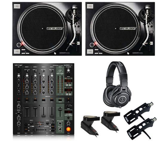 【RELOOP VINYL DJ STARTING FAIR】RP-7000MK2豪華爆安MIX重視セット（DJX900USB/ATH-M40x/STO-HS-BKx2/OM PRO Sx2）