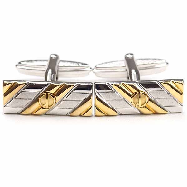 ダンヒル Dunhill カフリンクス タイピン セット カフス カフスボタン シルバー ゴールド Aランク