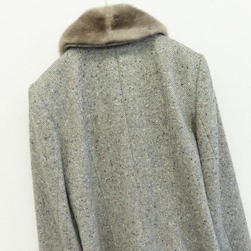 レリアン Leilian カシミヤ ミンク ファー コート アウター