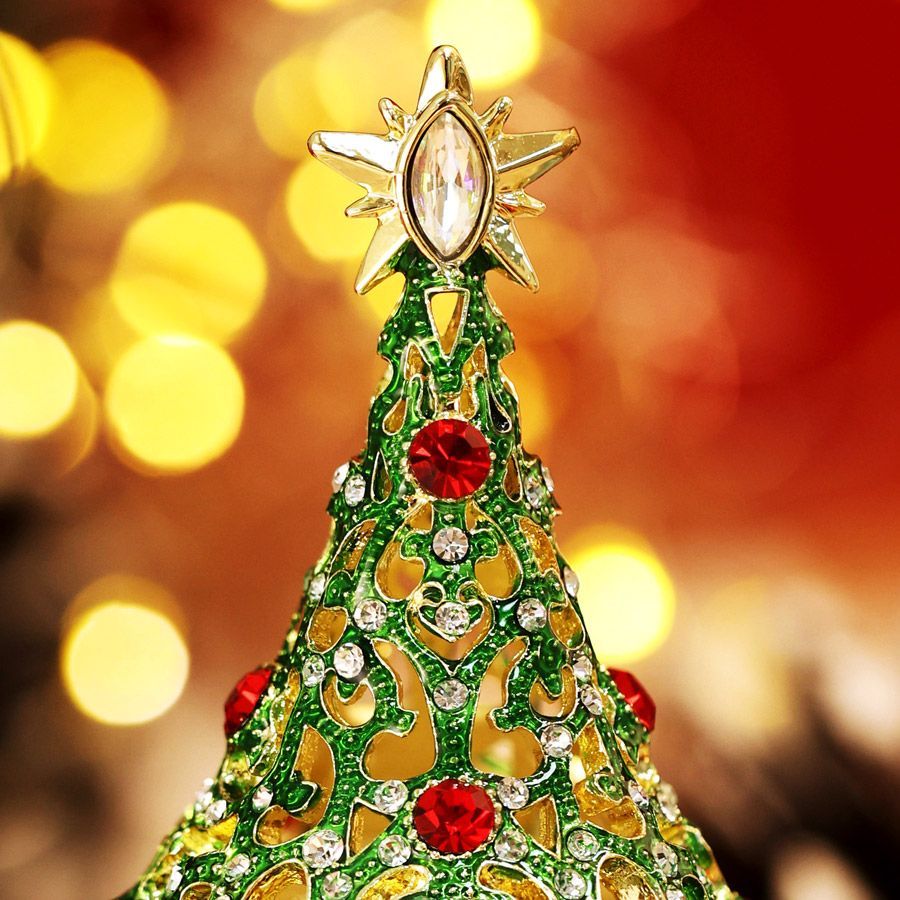 クリスマスツリー✩【スタージュエリー】 EX631【正規品】星のクリスマスツリー ジュエリーボックス クリスマス