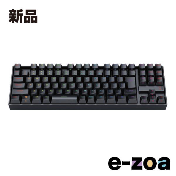 REDRAGON レッドラゴン ゲーミングキーボード 日本語 テンキーレス 銀軸 92KEY K552RGB-JPTI 2543849