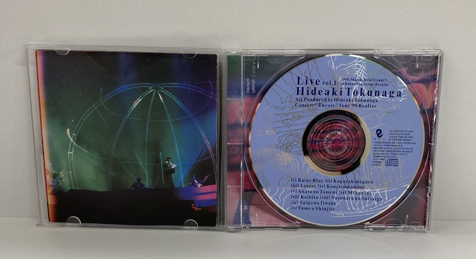 徳永英明／LIVE ～Concert “Encore” Tour '90 Realize (2CD