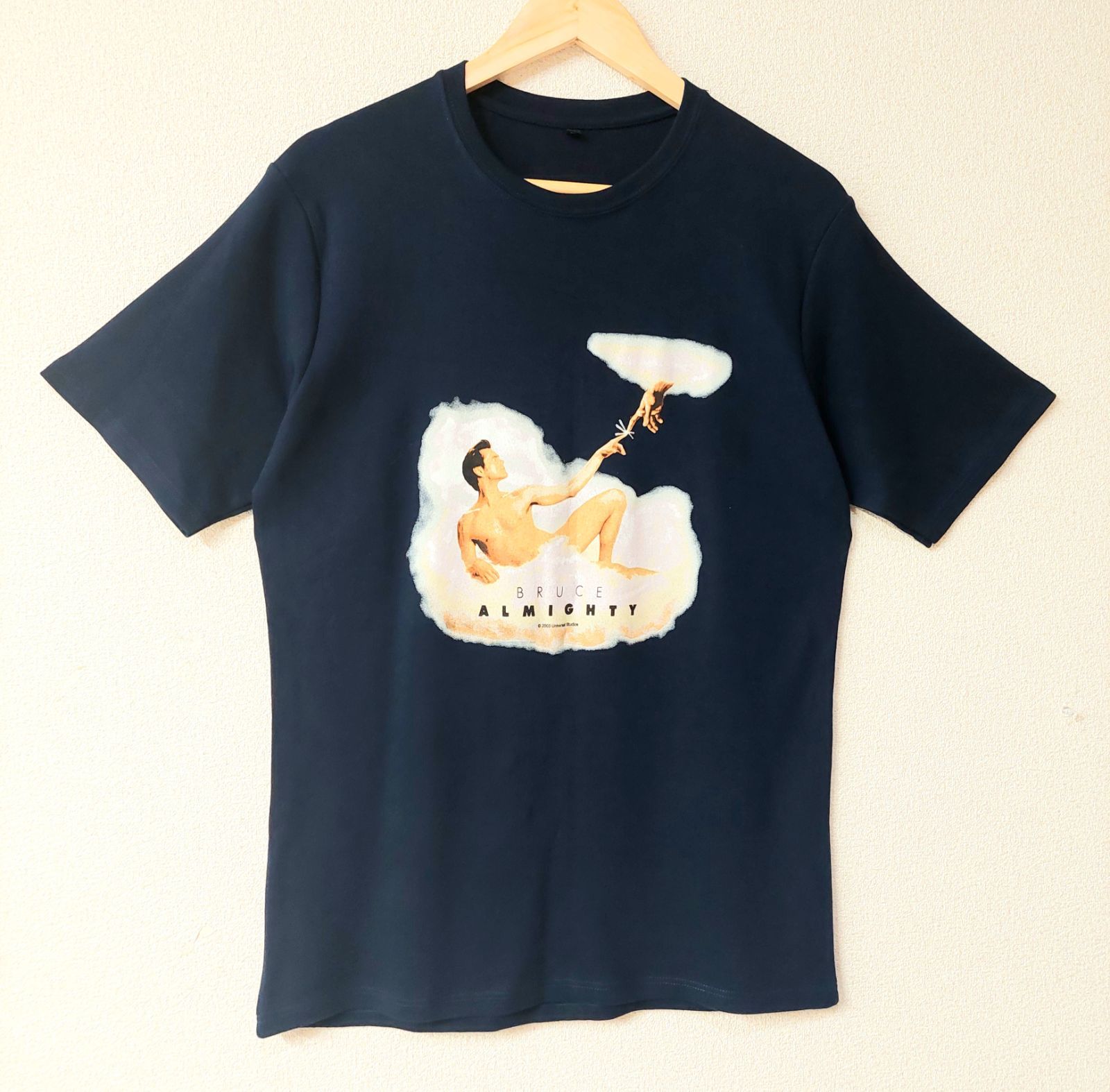 ジム・キャリー主演|00sヴィンテージ Bruce Almighty Tシャツ-eastgate.mk