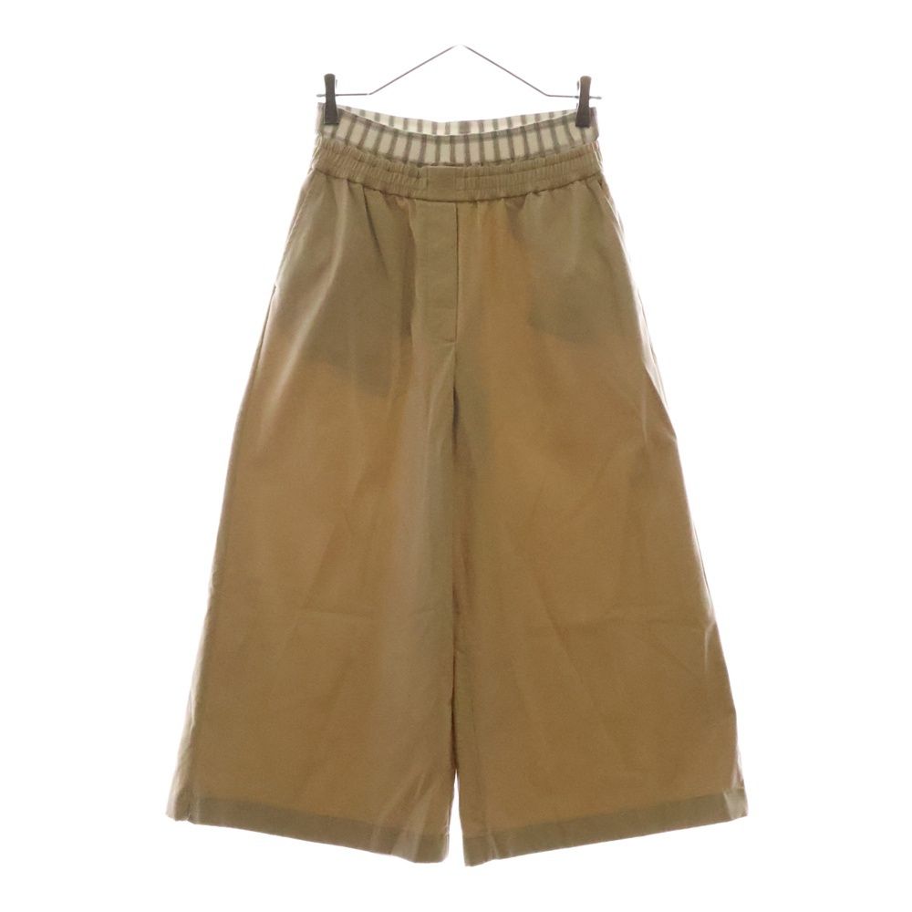 LOEWE (ロエベ) 25SS チェックダブルウエストバンド クロップド