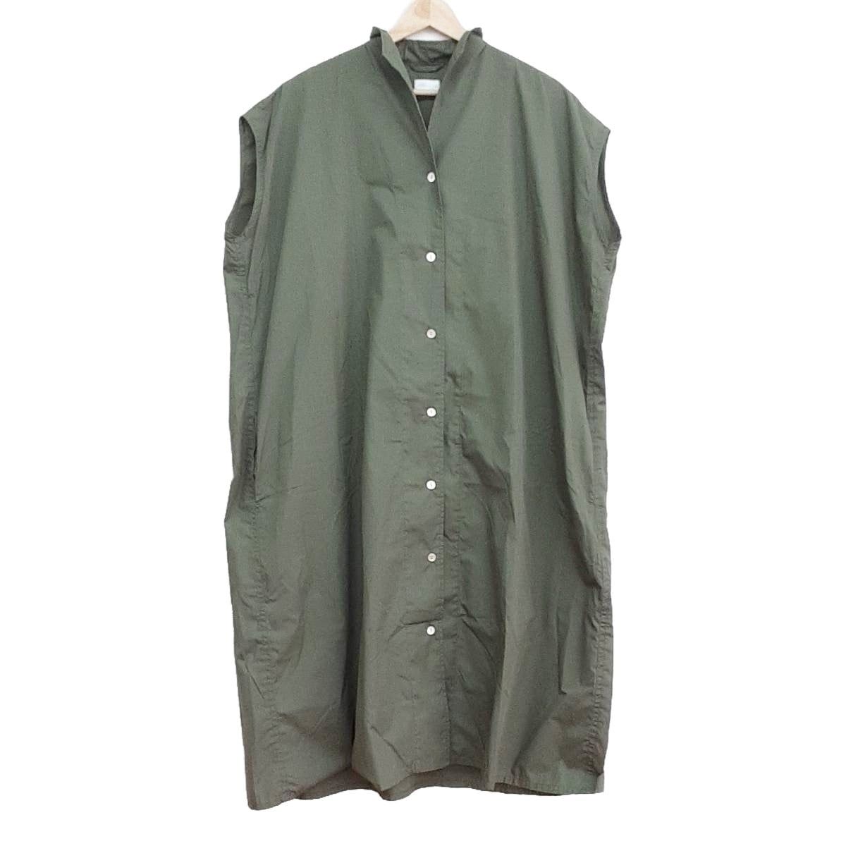 UNITED ARROWS ユナイテッドアローズ ワンピース レディース - カーキ ノースリーブ マキシ丈