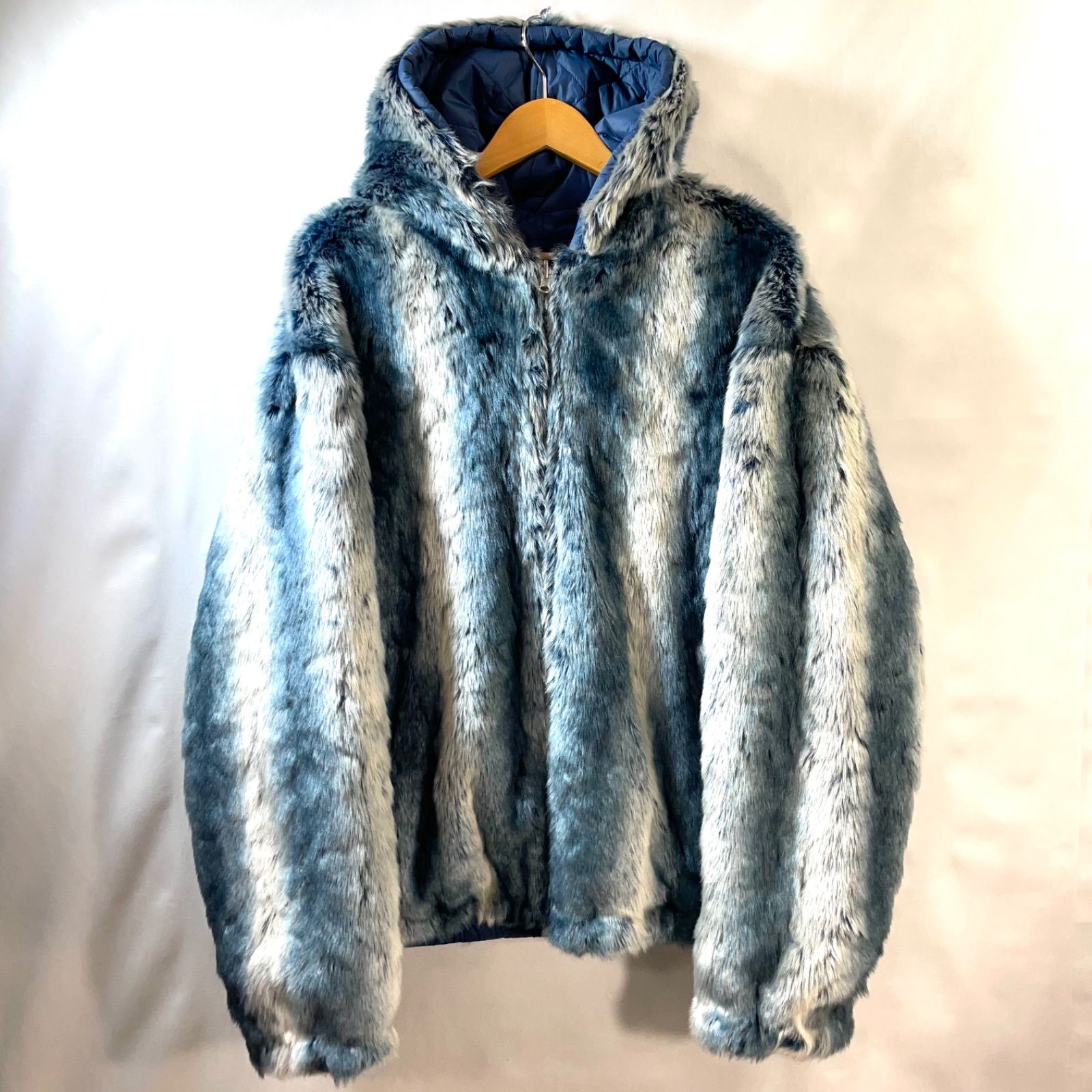 68】Supreme Faux Fur Reversible Hooded Jacket 20AW シュプリーム 