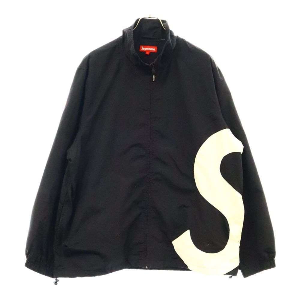 SUPREME (シュプリーム) 19SS S Logo Track Jacket Sロゴ トラックナイロンジャケット ブラック/ホワイト - メルカリ