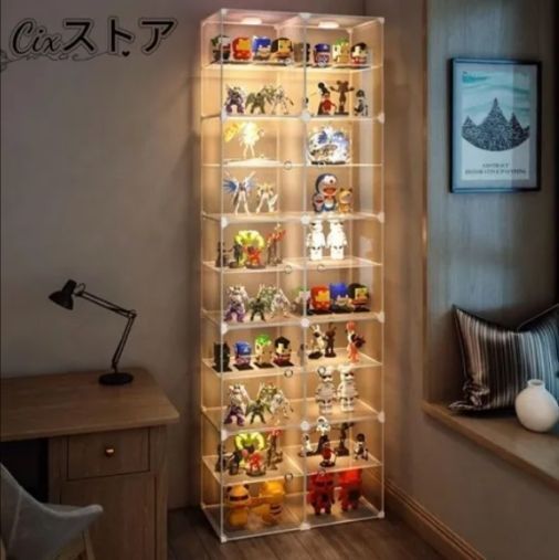 GT52 三越 家具 ブルージュ オーク材 飾り棚 ガラス キャビネット 書庫  