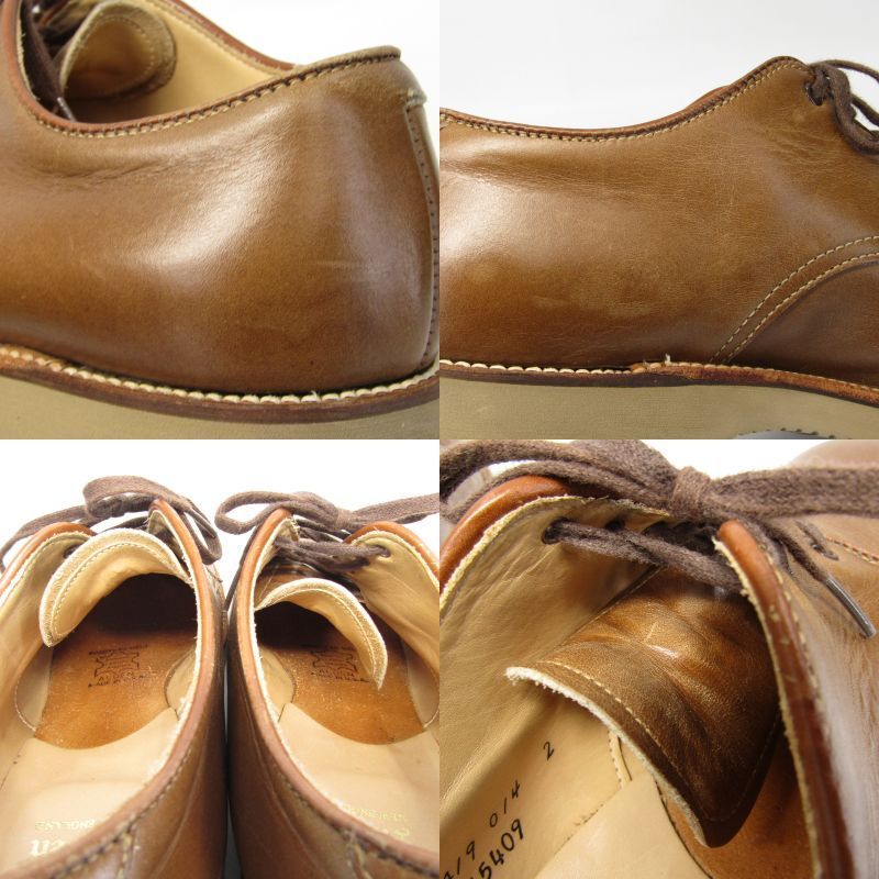 オールデン Alden ミリタリーラスト 外羽根プレーントゥ 379X Alden オールデン US8D 26cm プレーントゥ N5409 クロムエクセル