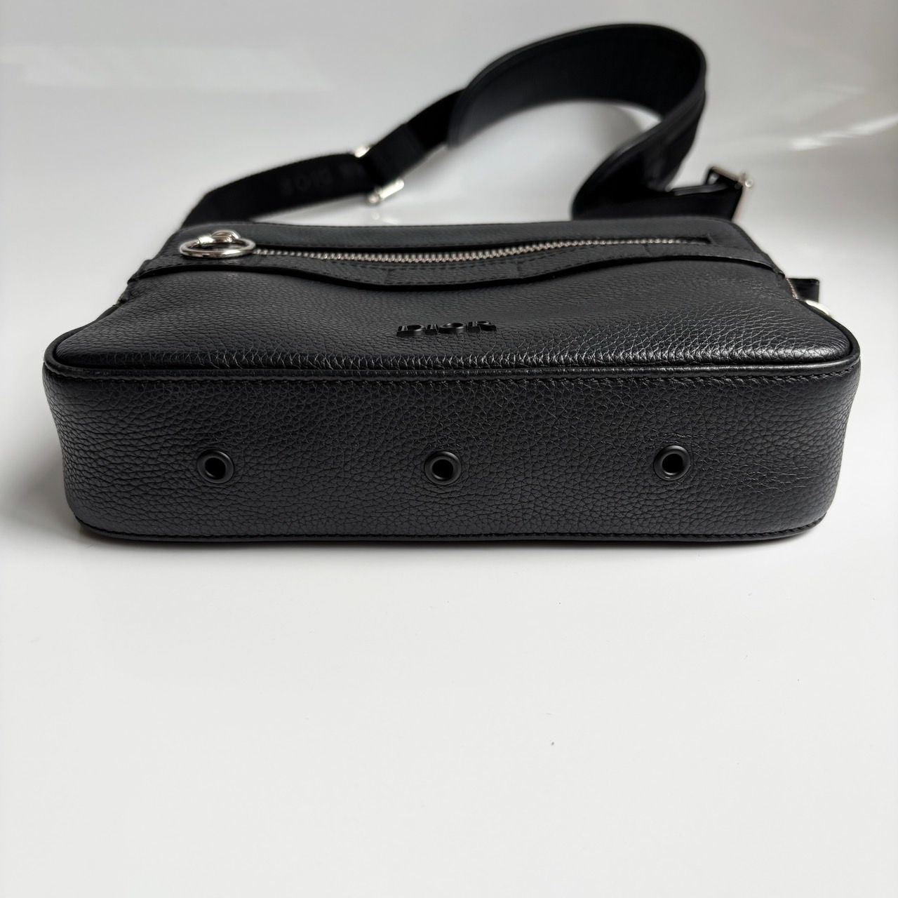 【新品同様】クリスチャンディオール サファリ ショルダーバッグ レザー ブラック Christian Dior】クリスチャンディオール サファリ 1ESPO206VPI