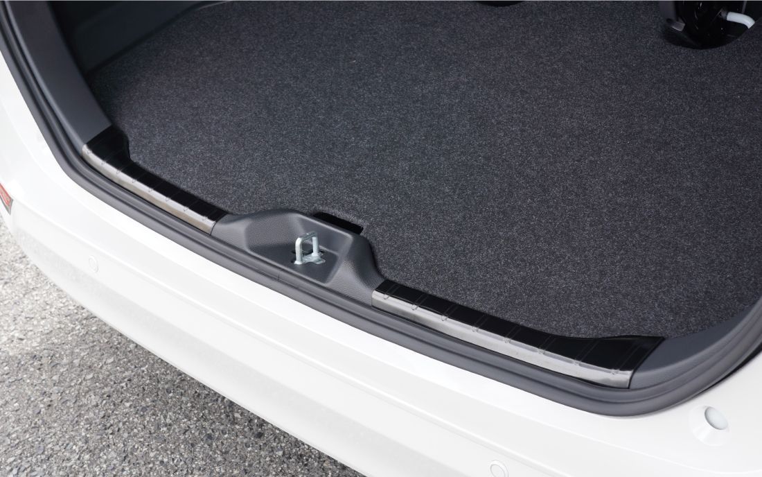 RAV4ラゲッジスカッフプレート2P ブラックヘアライン | サムライプロデュース トヨタ RAV4 50系 専用