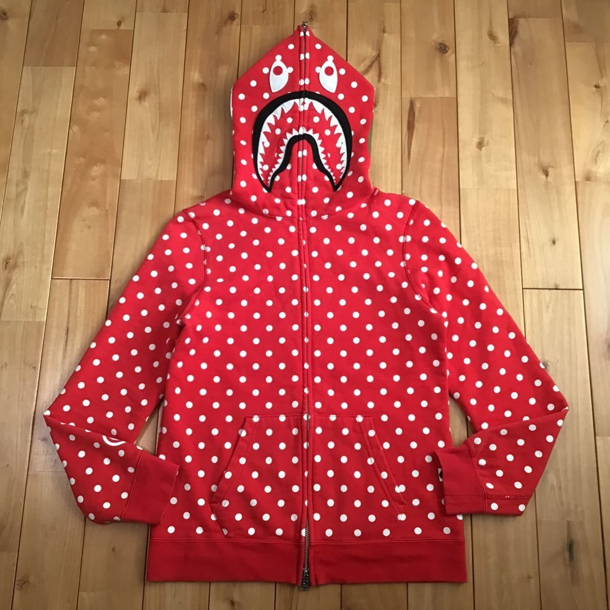 BAPE DOT シャークパーカー shark ベイプ ape エイプ xs BAPE DOT シャークパーカー shark ベイプ ape エイプ xs