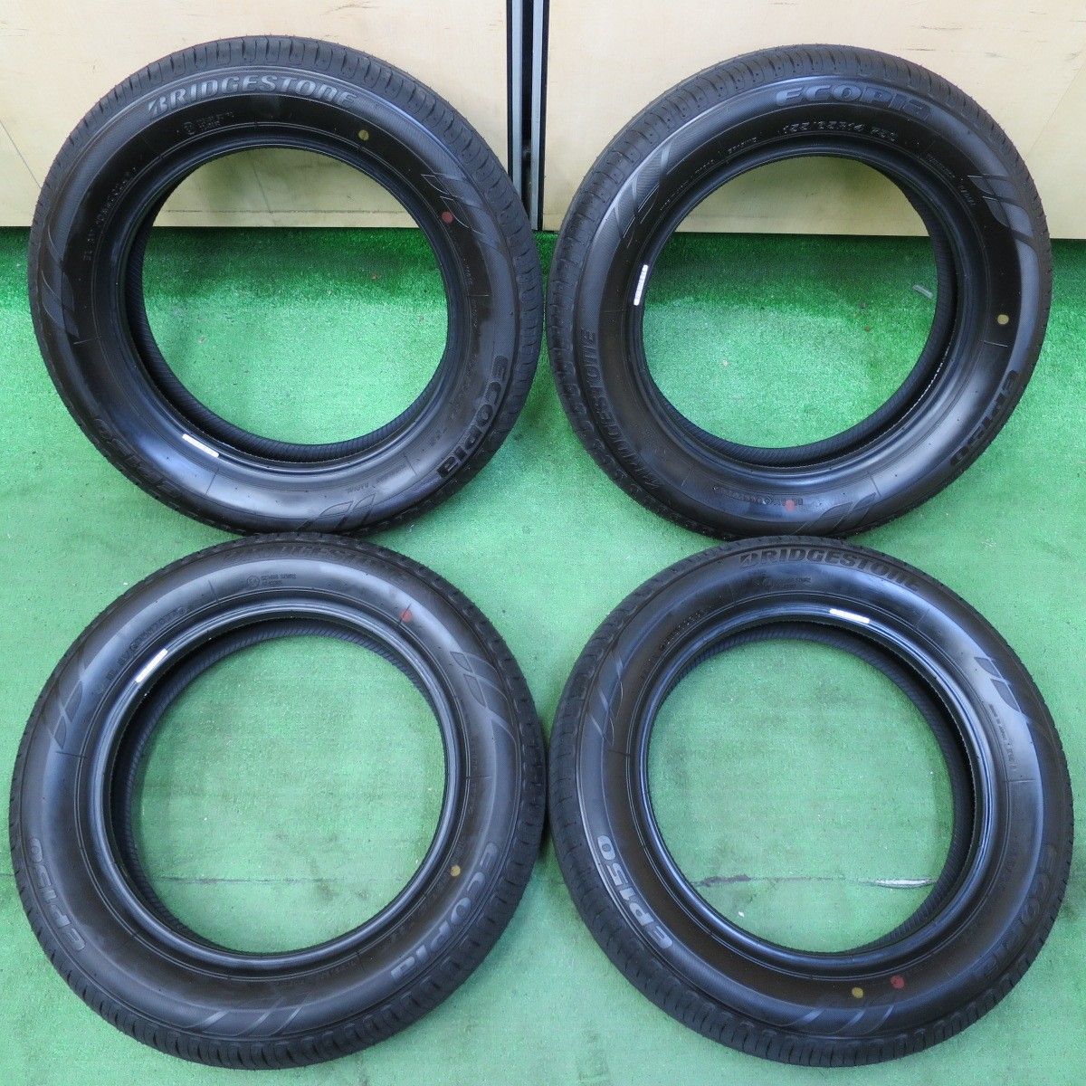 新車外し BS ECOPIA EP150 155/65R14 4本セット