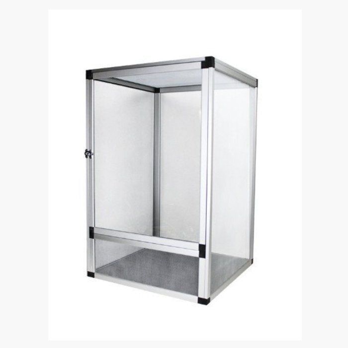 爬虫類 ケージ 飼育ケース 両生類用 飼育容器 小動物用 透明 飼育ボックス 通気ケージ 小型爬虫類 組み立て式 45 45 80cm