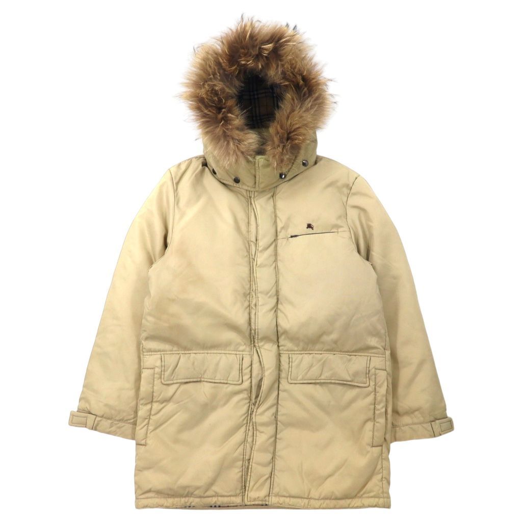 BURBERRY BLACK LABEL ダウンジャケット M ベージュ ナイロン BURBERRY BLACK LABEL ダウンジャケット M ベージュ ナイロン
