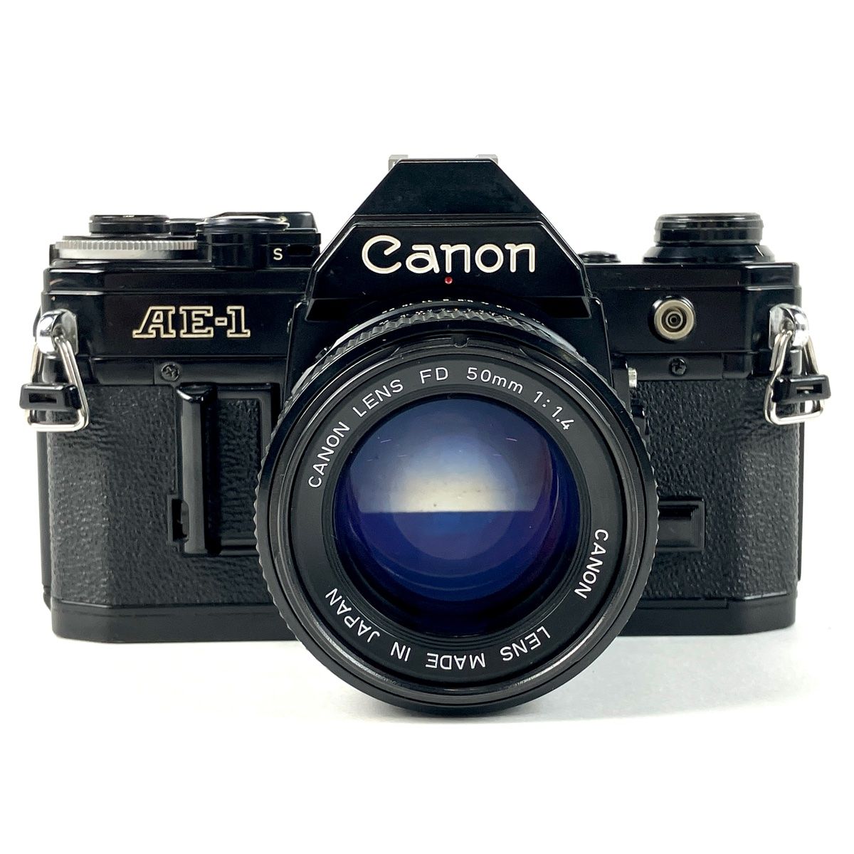 美品] キヤノン Canon AE-1 一眼レフ 35mm フィルムカメラ ブラック 黒 ...