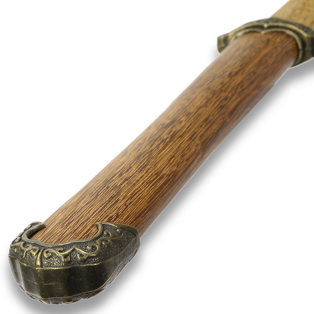 店舗限定 トレーニングソード 中国剣 ジャン 木刀 ストラップ付