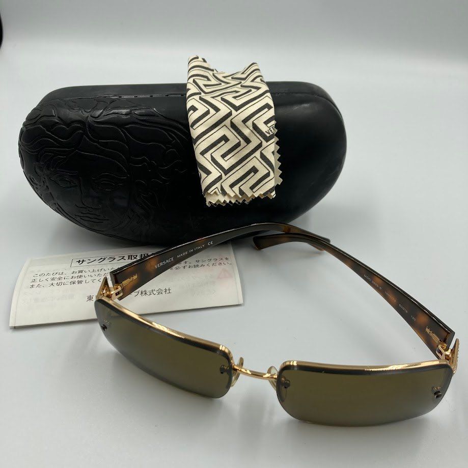 正規品 ヴェルサーチ Versace サングラス メデューサ ラインストーン
