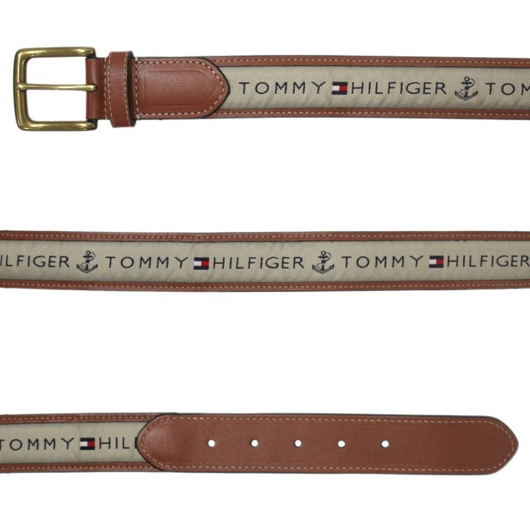 TOMMY HILFIGER/トミーフィルガー ベルト ブラウン FS Bランク