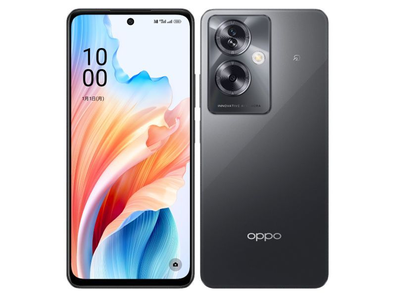 「新品・ワイモバイル版」SIMフリー OPPO A79 5G ミステリーブラック 4GB/128GB A303OP 本体