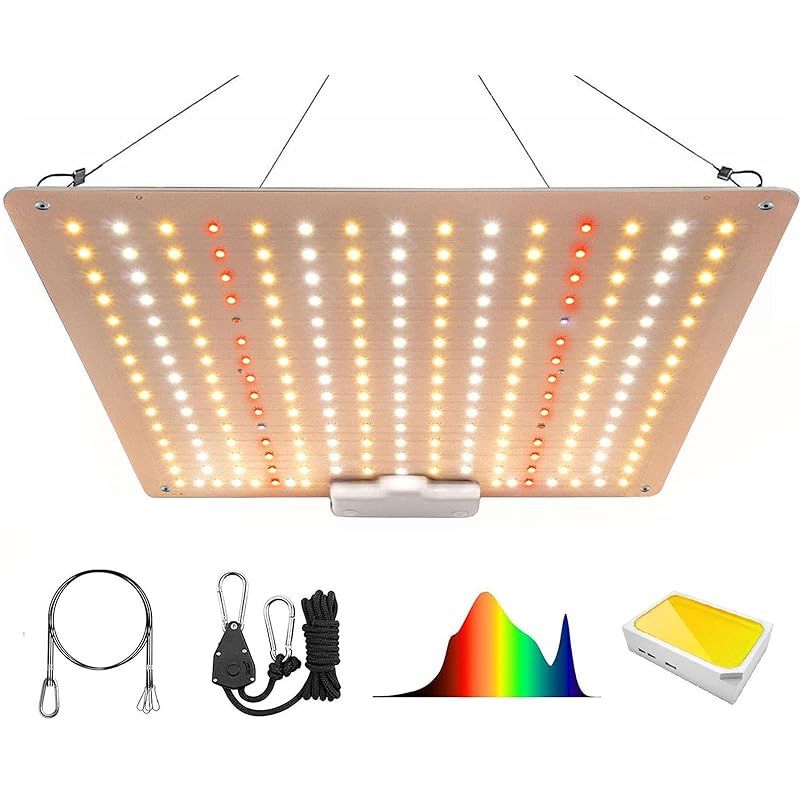 GREENSINDOOR LED植物育成ライト 600W相当 UV/IR 植物ライト 太陽のような光 225LEDランプ 日照不足解消 室内栽培ランプ パネル式 低消耗 省エネ 植物育成用 水耕栽培ライト 観葉植物 多肉植物 家庭菜