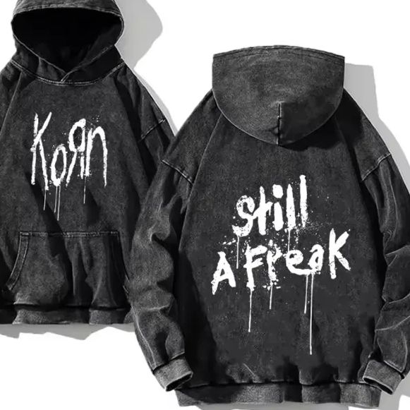 新品】コーン KORN ヴィンテージ ウォッシュ パーカー フーディー  