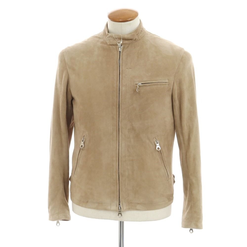 チンクアンタ CINQUANTA ゴートスエード ライダース サイズ50