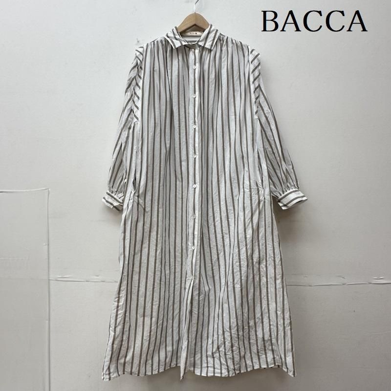 BACCA バッカ ワンピース ロングスカート オーバーサイズ ストライプ 