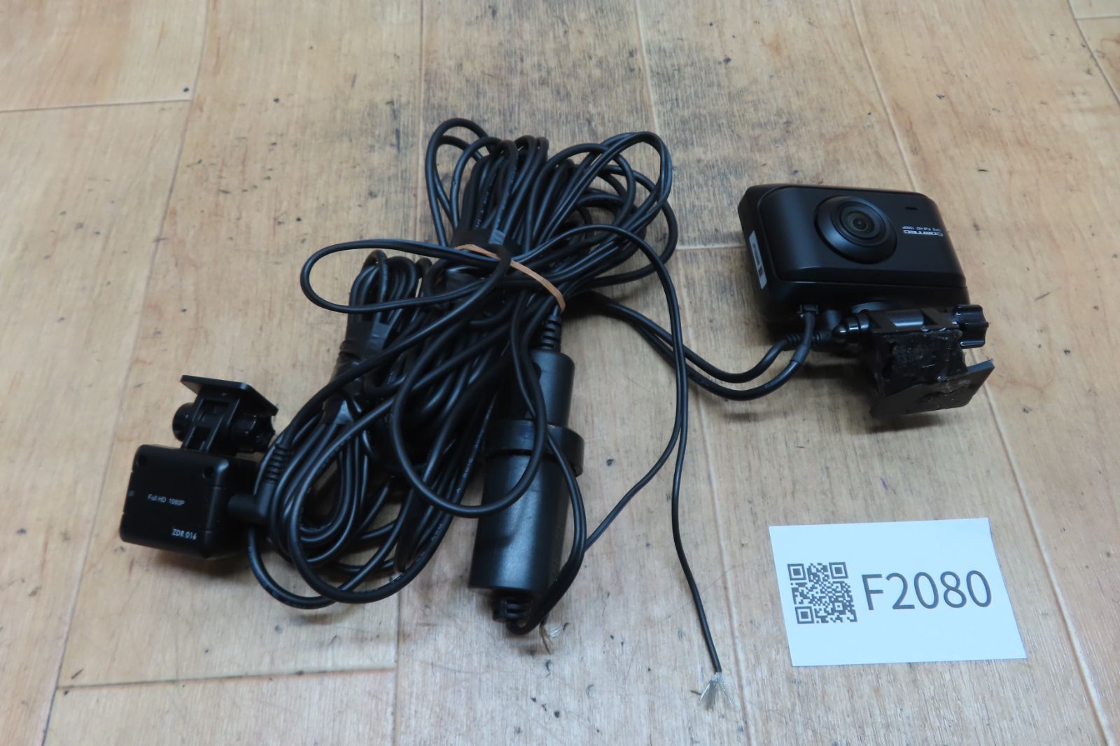 付 F2080|COMTEC コムテック ZDR 016 前後2カメラ|フロント|リア|ドライブレコーダー|ドラレコ 駐車監視 1080P|16GB|SDカード付