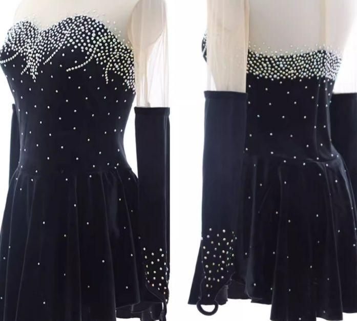 ほぼ  ♥ フィギュアスケート衣装 ハイネック ストーン オーダーメイド